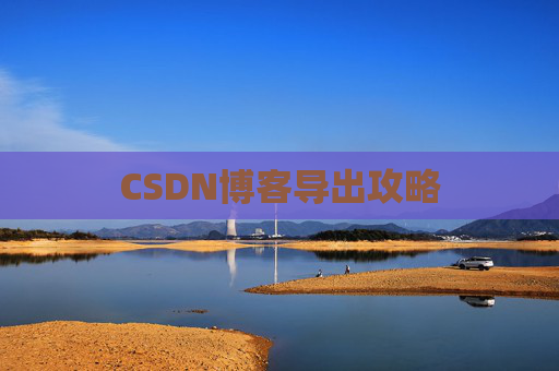 CSDN博客导出攻略